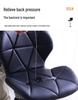 Adjustable Swivel Bar Stool with Backrest - Modern High Stool for Home or Salon