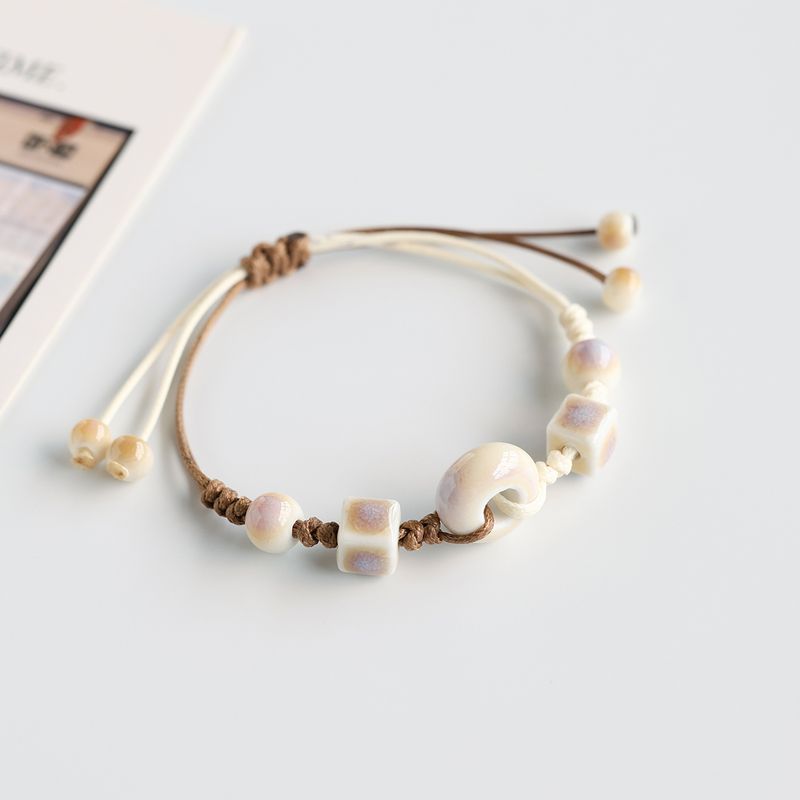 

Мирная Пряжка Новый Китайский Цзиндэчжэнь Пара Женский Фарфор Розовые Бусины Pandora