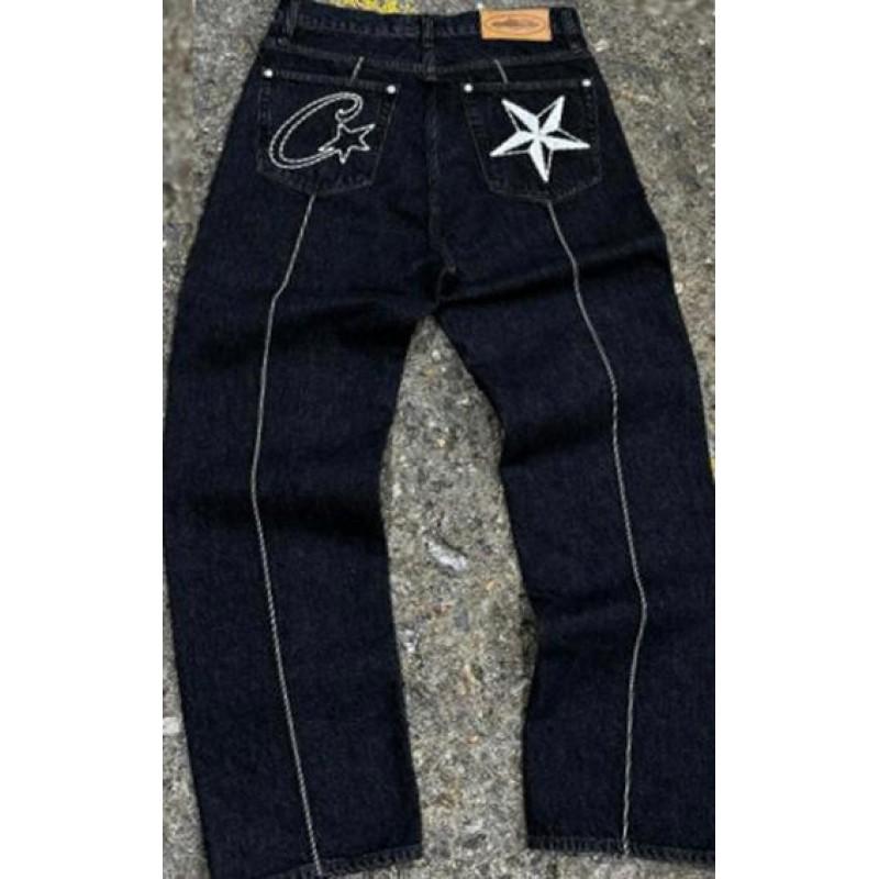 Corteiz Streetwear Denim Jeans Jacket Set