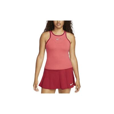 Logo Patchwork Back Hollow Design Round Neck Tennis Vest Women Vest Noble-Red FD7929-850