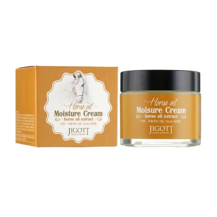 Крем для лица Лошадиный жир HORSE OIL Moisture Cream Jigott 70 мл