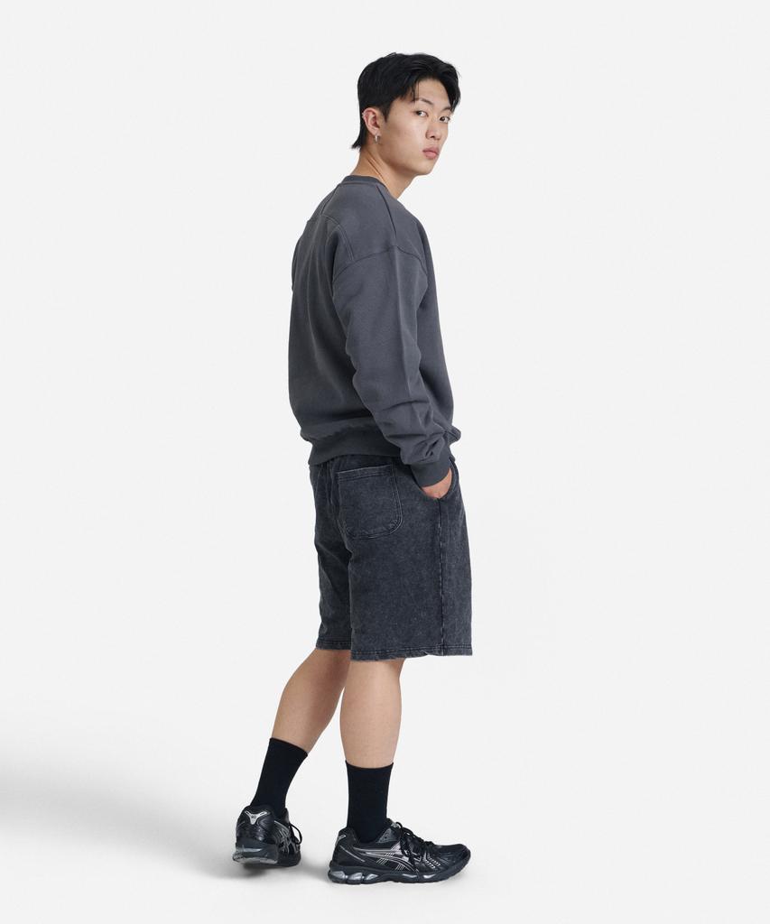 Beokeuldaun Classic Bd_Logo Pigment Washed Shorts (Black) (B Type)