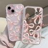 Bow Knot Case for iPhone 16 Pro Max & 17AIR: Two-in-One Frame and Soft Cover