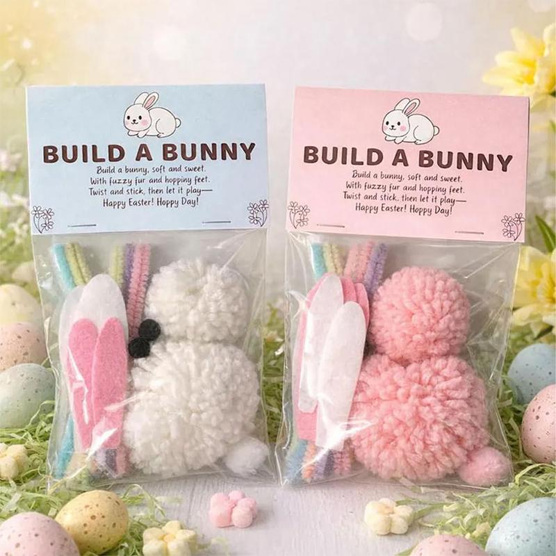 Bunny Easter Craft Kit For Kids Easter Egg Fillers, Easter Basket Stuffers For Kids Pcs Mini Easter Plush Bunny Stuffed Animals