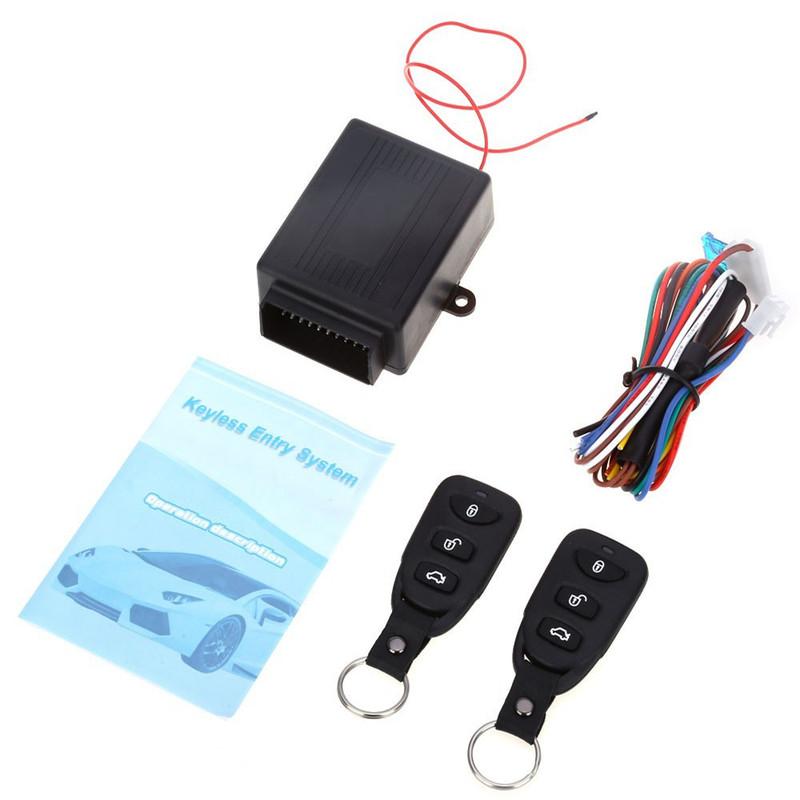 New 12V Universal Car Auto Remote Central Kit Door Lock Locking Vehicle Keyless Entry System Central Locking With Remote Control