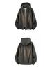 Unisex American-Style Heavy Fleece Hooded Jacket for Autumn/Winter