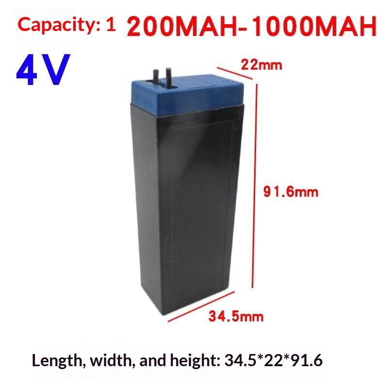 4V Lead Acid Battery 350-2100Mah Rechargeable Storage Batteries Led Lamp Headlights Flashlights Electric Mosquito Swatter