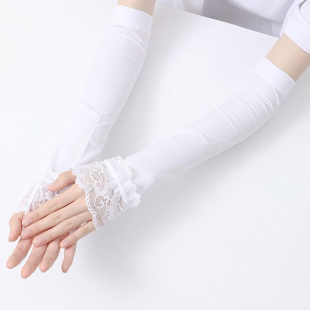 Sommer Kühlende Armstulpen Lange Handschuhe Sonnenschutz Ärmel Sonnenschutz Ärmel Eisseide Ärmel