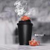 Mini Purple Clay Milk Tea Teapot, Decorative Fingertip Pot with Lid and Handle, Tea Pet Accessories, Water Cut Feature
