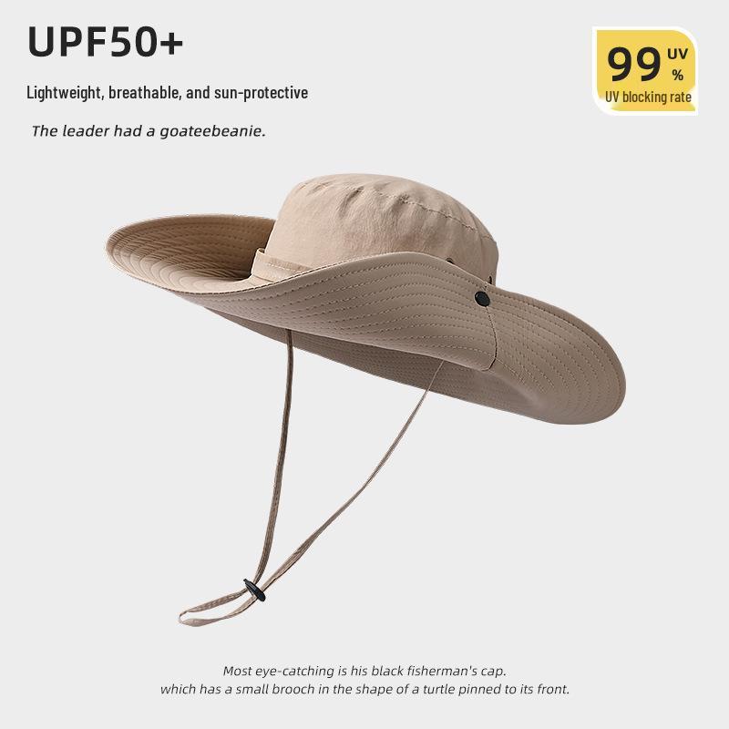 Women's Western Cowboy Hat - Sun Protection, Large Fit, Breathable for Outdoor Activities