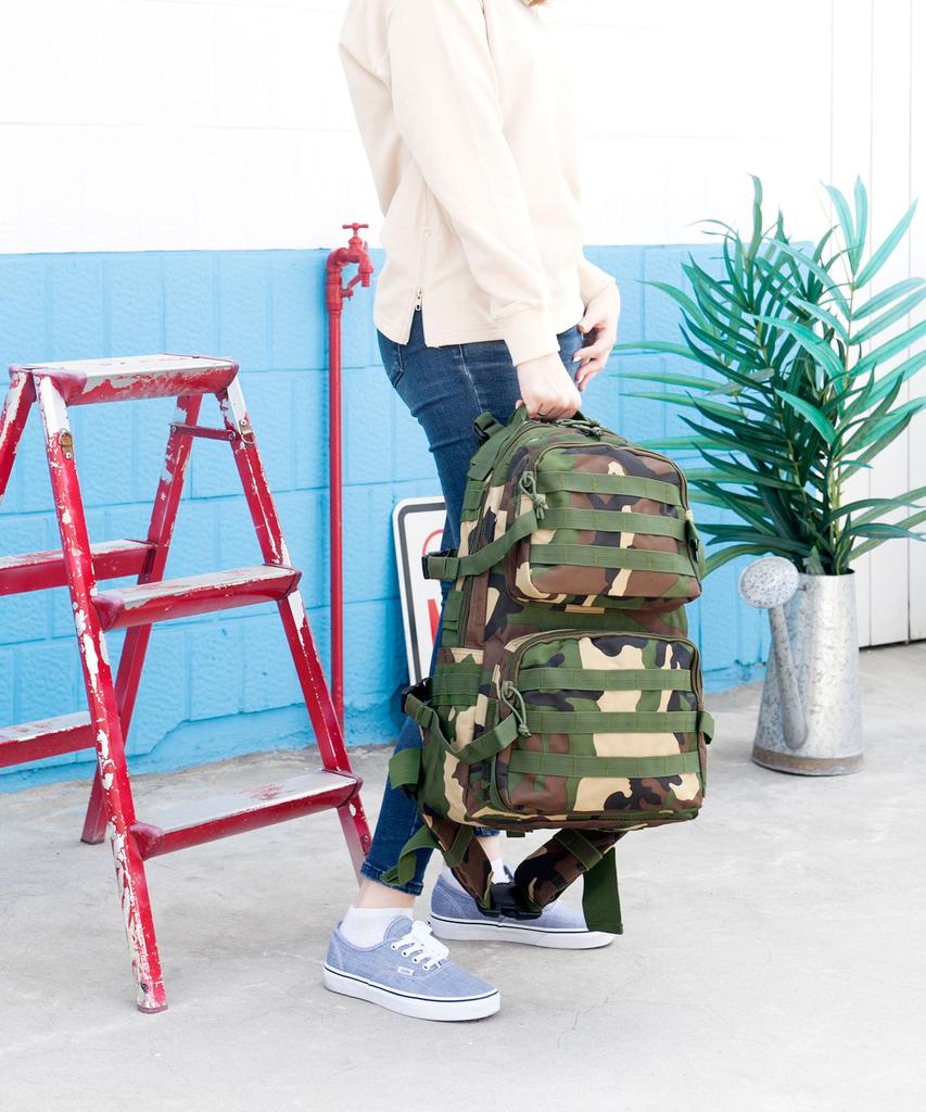 Works Pedition Circlehead 24-Liter Tactical Backpack Woodland