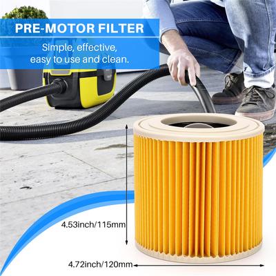 2 ks Filtrační vložka pro vysavač Karcher WD3 Premium WD2 WD3 WD1 MV3 MV2 WD 3 P Rozšiřující sada proti jemnému prachu
