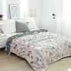 Japanese Leisure Blanket and Throws 100% Cotton Gauze Sofa Towel Single Double Soft Blanket Summer Thin Quilt Flowers Bed Spread