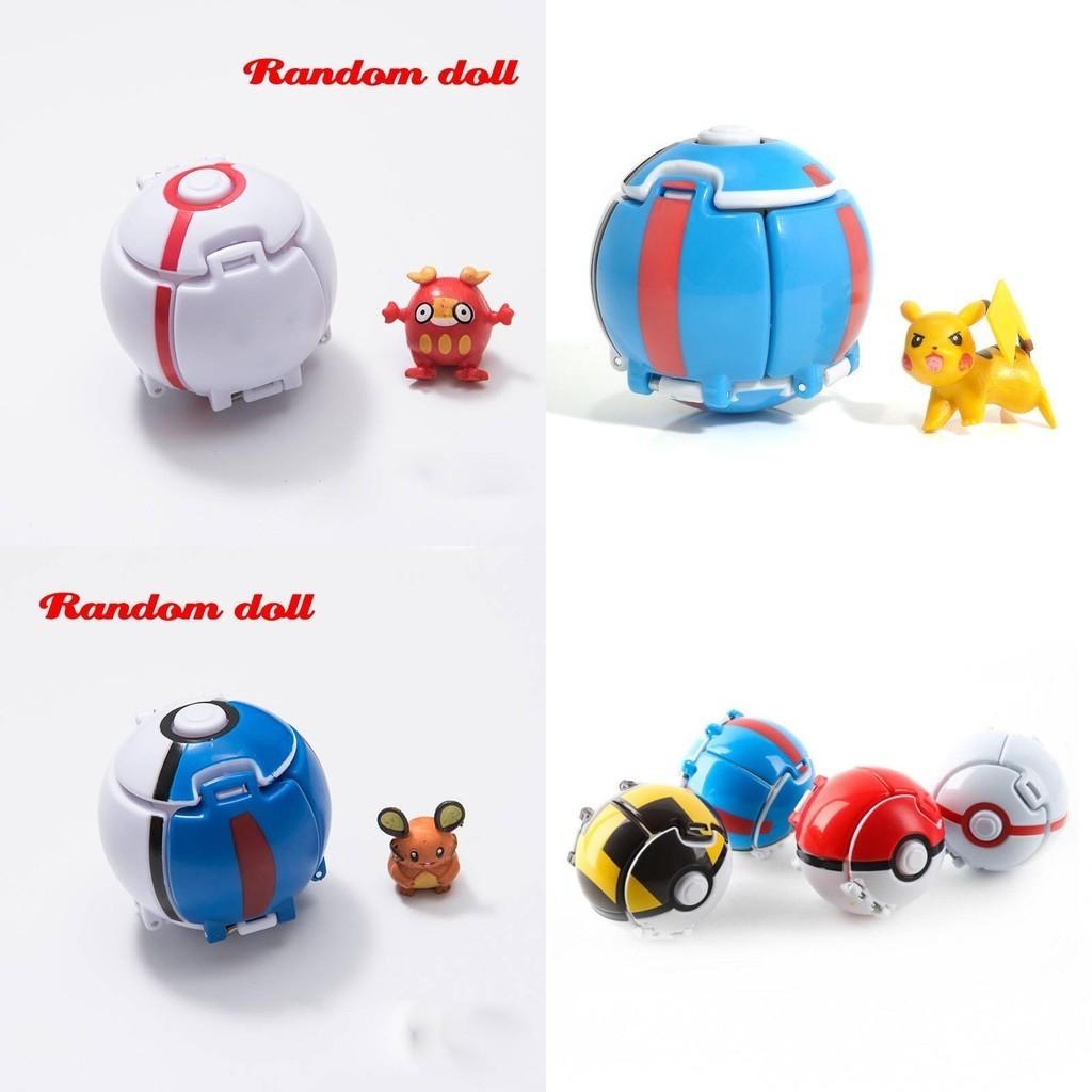 Transforming Elf Ball Pocket Monster Toy Ball With Touch-sensing Explosions Abs Material 7cm Diameter