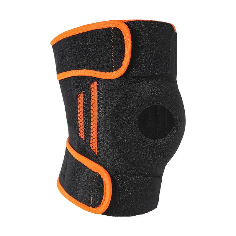 Sport kniebeschermers Bergbeklimmen Professionele beschermende uitrusting Mannen anti-slip ondersteuning Kniebeschermer Drukverhogende dames basketbal hardlopen