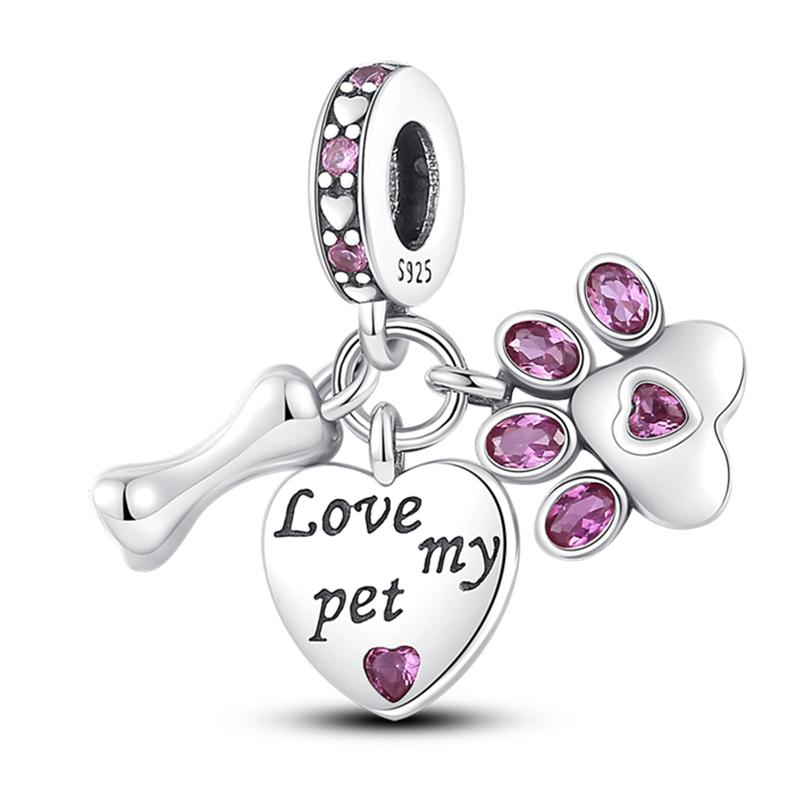 Jungfräuliches Kupfermetall Koala Elefant Kaninchen Haustier 3mm Charm Perlenkomponenten Perlenkomponenten Anhängerperlenkomponenten Ideal Entworfen für Geburtstage Hoch