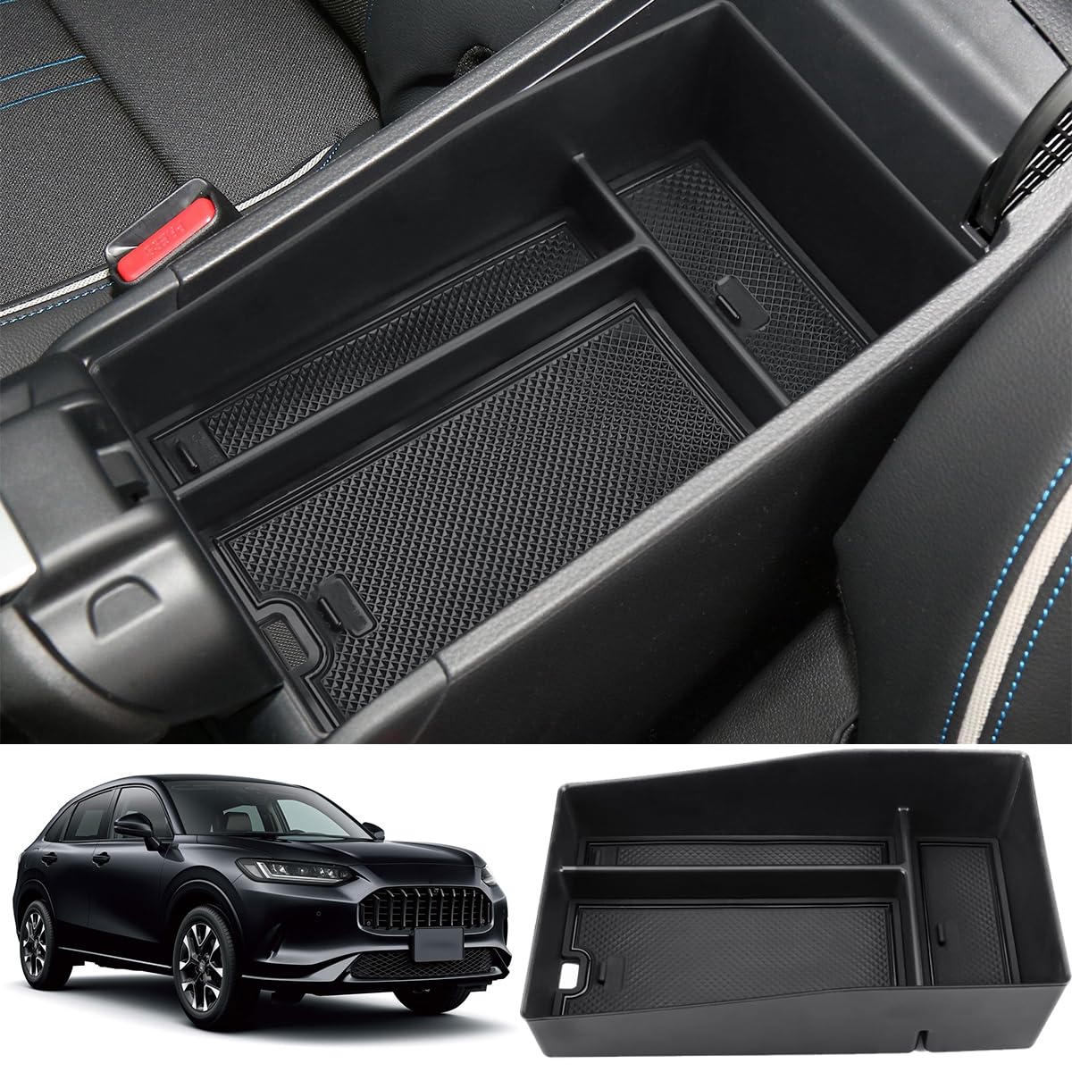 

Auovo Honda New ZR-V Exclusive 2023 Бокс-органайзер для консоли Лоток для центральной консоли Детали интерьера Аксессуары для интерьера Бокс для хранения