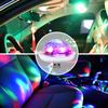 1pcs USB Dj Lamp Led Bar Night Light LED RGB Discos Stage Ing Projector Welcome Micro Crystal Ball Sound Party Atmosphere Lamp