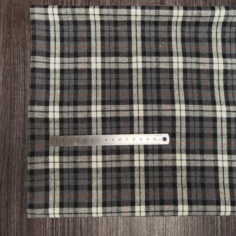 Nueva llegada: Tejido de Algodón Cepillado a Cuadros para Ropa Infantil y de Mujer - Tejido de Franela Jacquard Teñido en Hilo de Poliéster-Algodón.