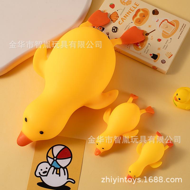 Large Size Squeeze Toy Duck Stress Relief Toy Soft Durable Material 33cm Kid Friendly Shape for Sensory Play and Relaxation