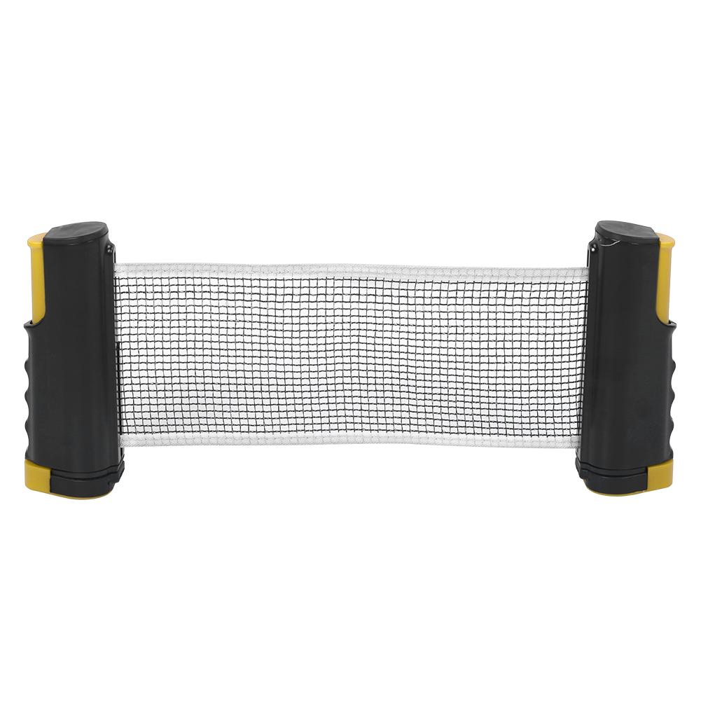 

Выдвижная сетка для настольного тенниса, портативная пластиковая, полиэстеровая, хлопковая, телескопическая, регулируемая, волнистая, черно-желтая