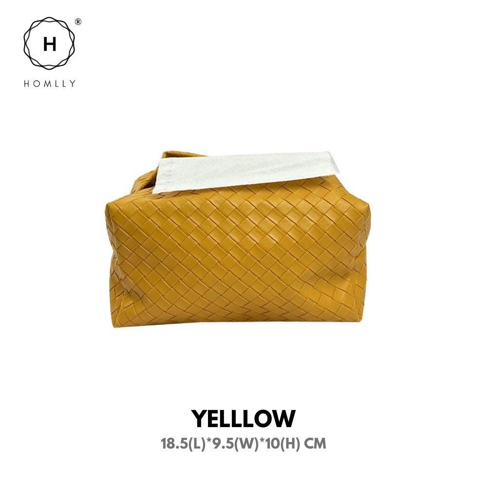 Homlly Leather Tissue Box Cover (X2PCS)