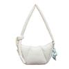 Autumn and Winter Large-capacity Commuter Brown Dumpling Bag for women2026New Zipper Single-Shoulder Crossbody Cott Puffer Bag
