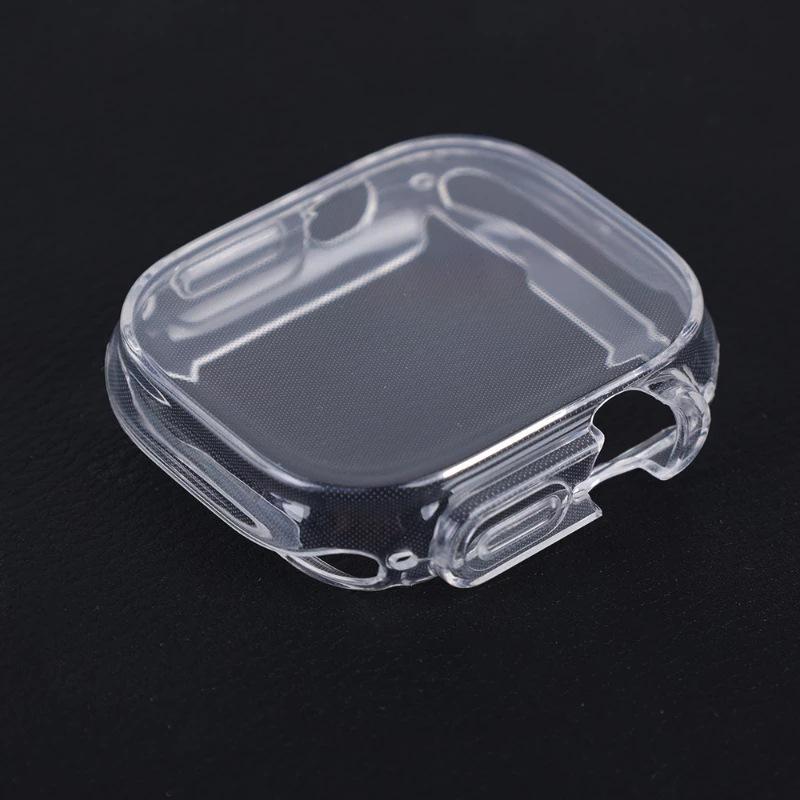 

Чехол из ТПУ для Apple Watch ультра серии 8 7 6 5 4 3 SE 41 ММ 45 ММ 44 ММ 40 ММ 42 мм 38 мм Защитная пленка для экрана iwatch