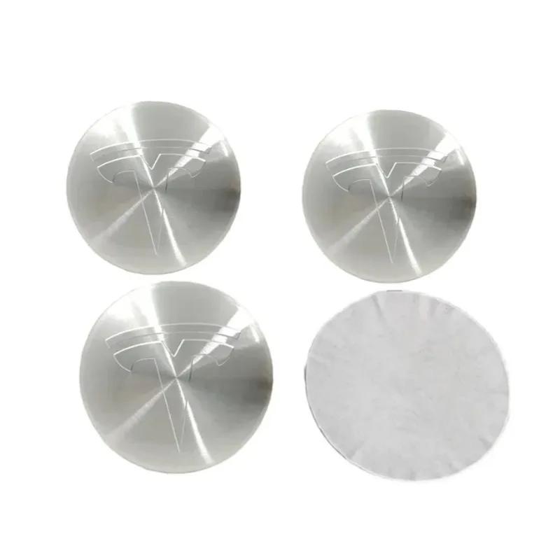 

4pcs 56mm Car Wheel Hub Center Caps Emblem Stickers for Tesla Model 3 Y S X Roadster P75D P85D P90D P100D Auto Accessories