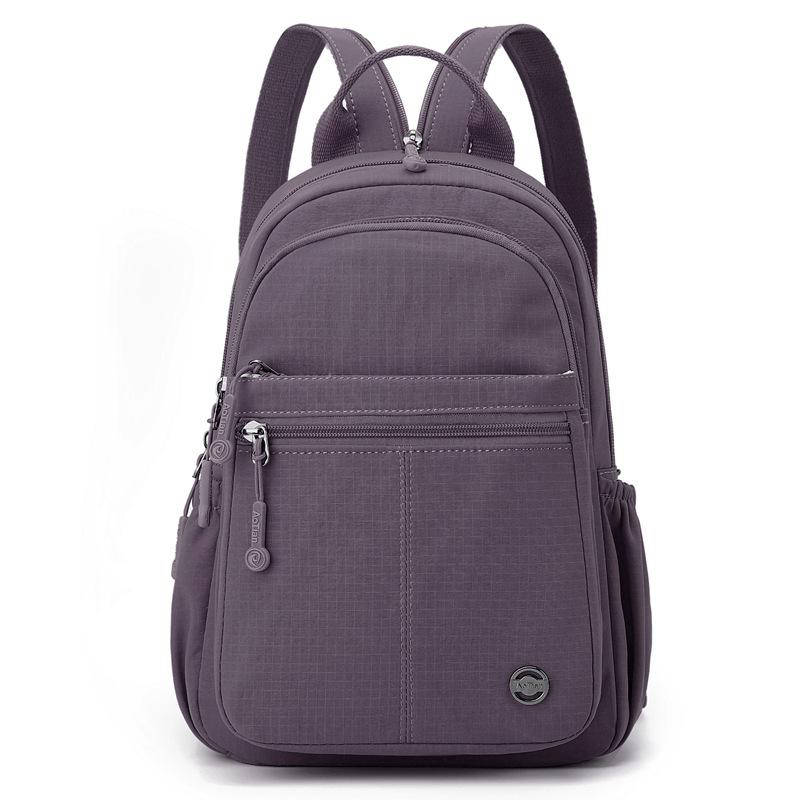 Multi-Functional Backpack Women's Chest Bag Solid Color Crossbody Bag