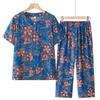 2026 New Style Lightweight Summer Cardigan and Short-Sleeve Set for Middle-Aged and Elderly Women