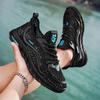 Fashion Men's Shoes 2025 Summer New Hollow Breathable Casual Versatile Mesh Shoes Soft Sole Wear-resistant Running Sports Trendy Shoes