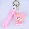 Sanrio Cartoon Couple Keychain Pendant Figurines Gift Set