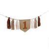 First Birthday Theme First Birthday Banner Boho-Style High Chair Banner  For First Birthday