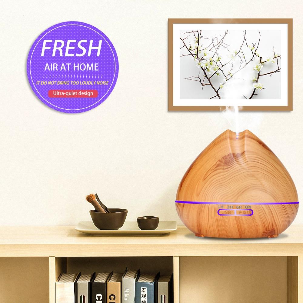 Aroma Diffuser Essential Oil Diffusor Air Humidifier Ultrasonic 7 Color LED Lamp Mist Maker For Home