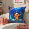 Hot Cute Casual Korean Game CCookie Run Kingdom Cushion Cover Pillowcase Short Plush Invisible zipper Room Sofa Cushion Cover