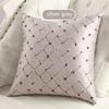 Stylish Multicolored Plaids Throw Pillow Case Square Cushion Cover For Sofa Decor