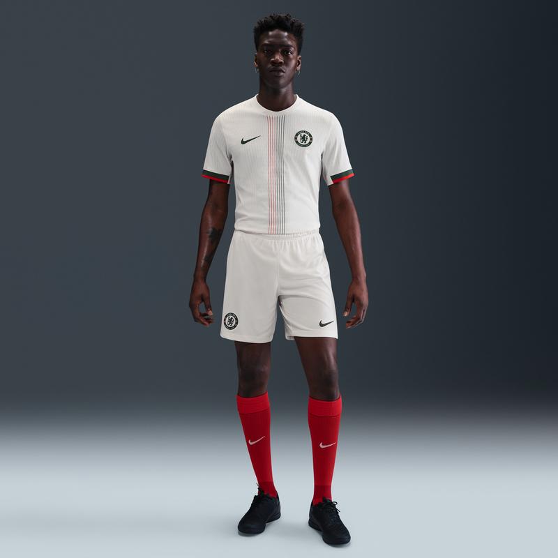 Nike Dri-FIT ADV Club 25-26 Chelsea Trasferta Edizione Giocatore Girocollo Moda Morbido Sportivo Manica Corta Maglia da Calcio Unisex Top Bianco HJ4553-031