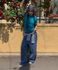 Soheul Zebra Arc Long Pants (Blue)
