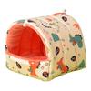 Small Animal Hammock House Hanging Tree Bed Cage Accessories Hamsters Plush Hideout Bedding Bed for Chipmunks Ferrets