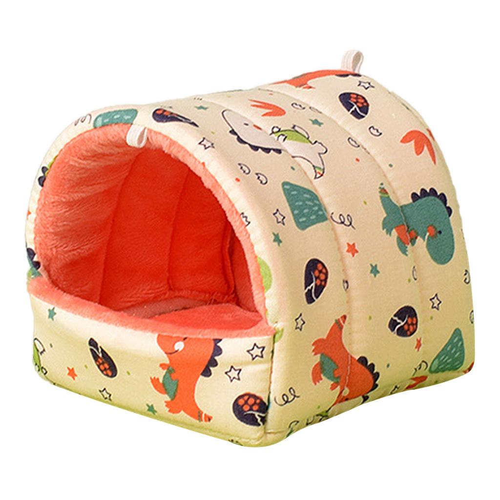 Small Animal Hammock House Hanging Tree Bed Cage Accessories Hamsters Plush Hideout Bedding Bed for Chipmunks Ferrets