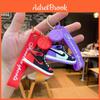 Cute Style Basketball Aj Shoes Silicone Bag Car Keychain Key Ring Pendant Wholesale