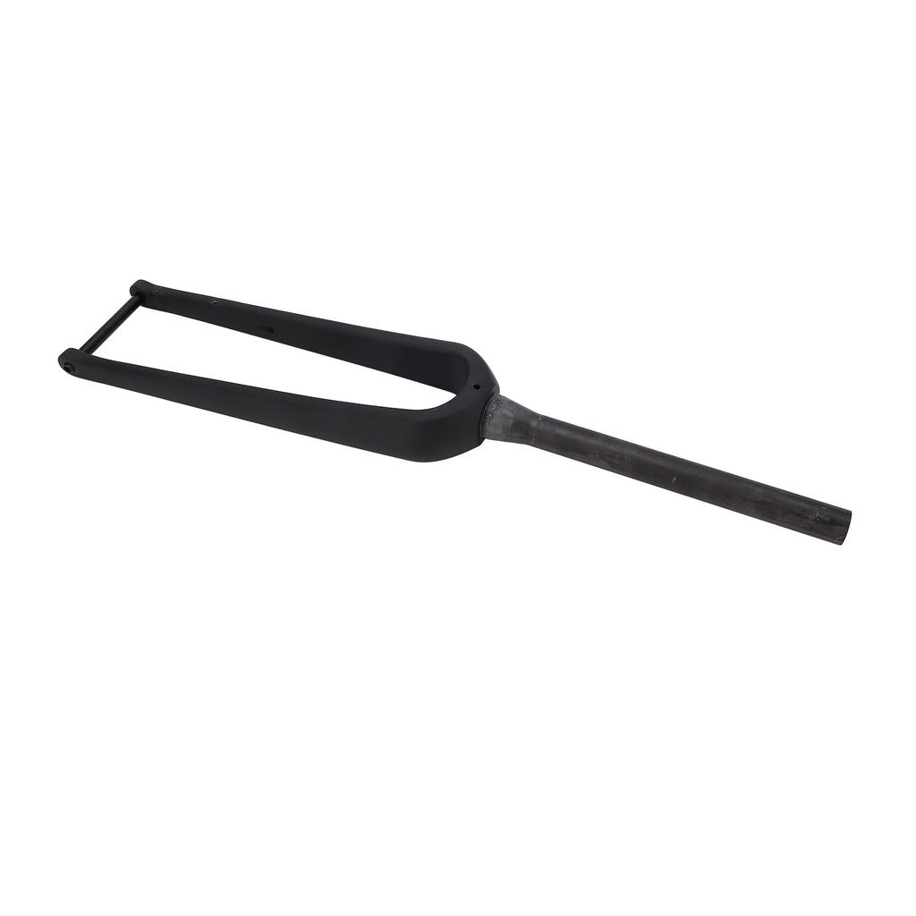 Carbon Fiber Road Bike Front Fork Bicycle Front Fork for Outdoor Safe Riding Cycling Black Matte