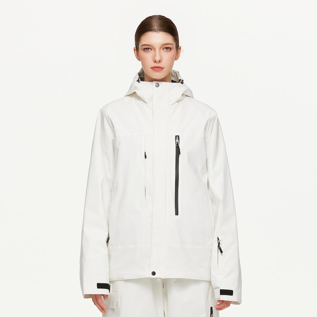 Hooded Ski Jackets for Men and Women Outdoor Winter Warm Snowboarding Jacket Waterproof Windproof Skiing Jacket Unisex Breathable Insulated Snow Coat