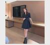 Women's Summer 2023 Slimming Suit Collar Dress – Short Sleeve, High-End Style
