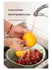 Multifunctional Transparent Drain Basket: Versatile Veggie & Rice Washing Basin with Sieve