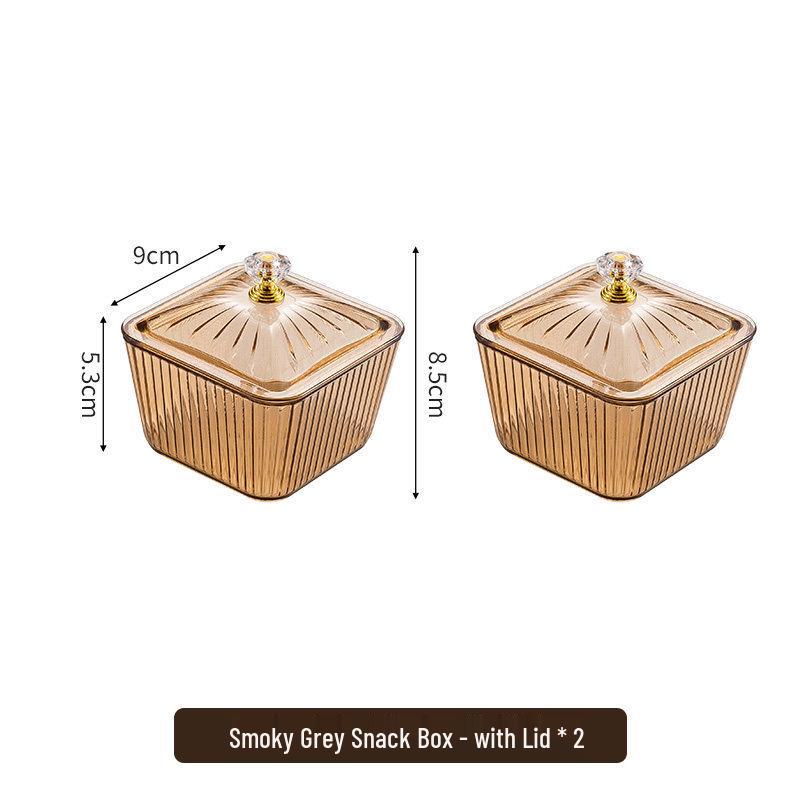 Creative Plastic Snack Compartment Plate for Living Room or Bar Use