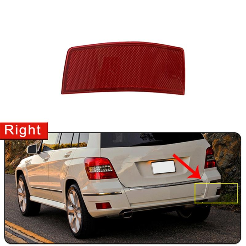 1Pair Rear Bumper Reflector Light Trim Parts For GLK-Class W204 X204 08-2012 2048200274 2048200174 Warning Lamp