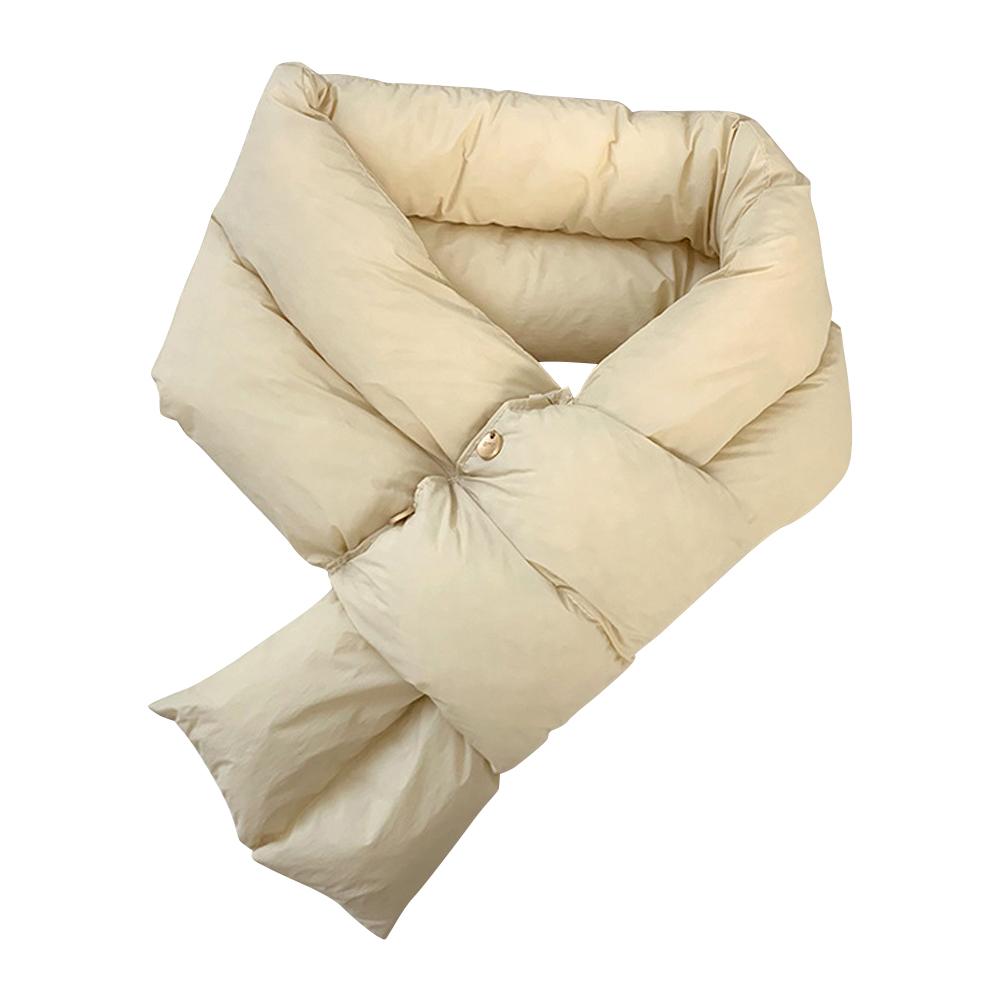 Windproof Cross Ring Scarves Down Cotton Skiing Scarve New Thermal Shawl Outdoor Sports
