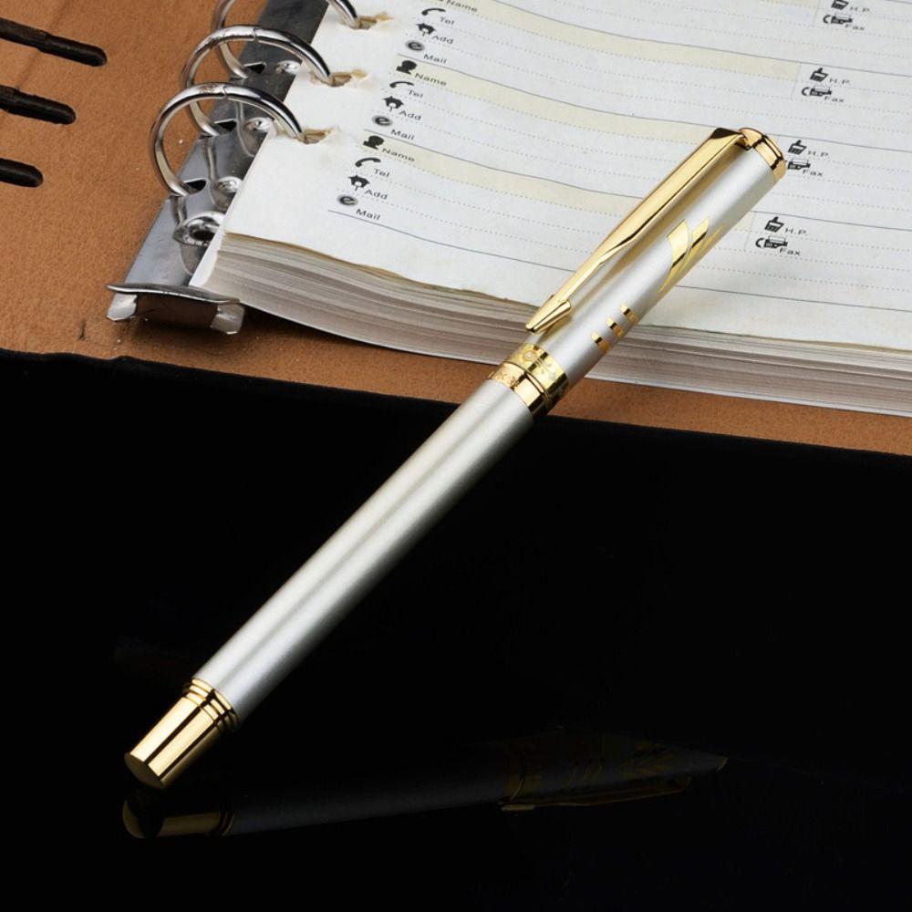 Stationery Golden Rollerball Ballpoint Pen Metal Ballpoint Pen Metal Business Signing Pen  Students